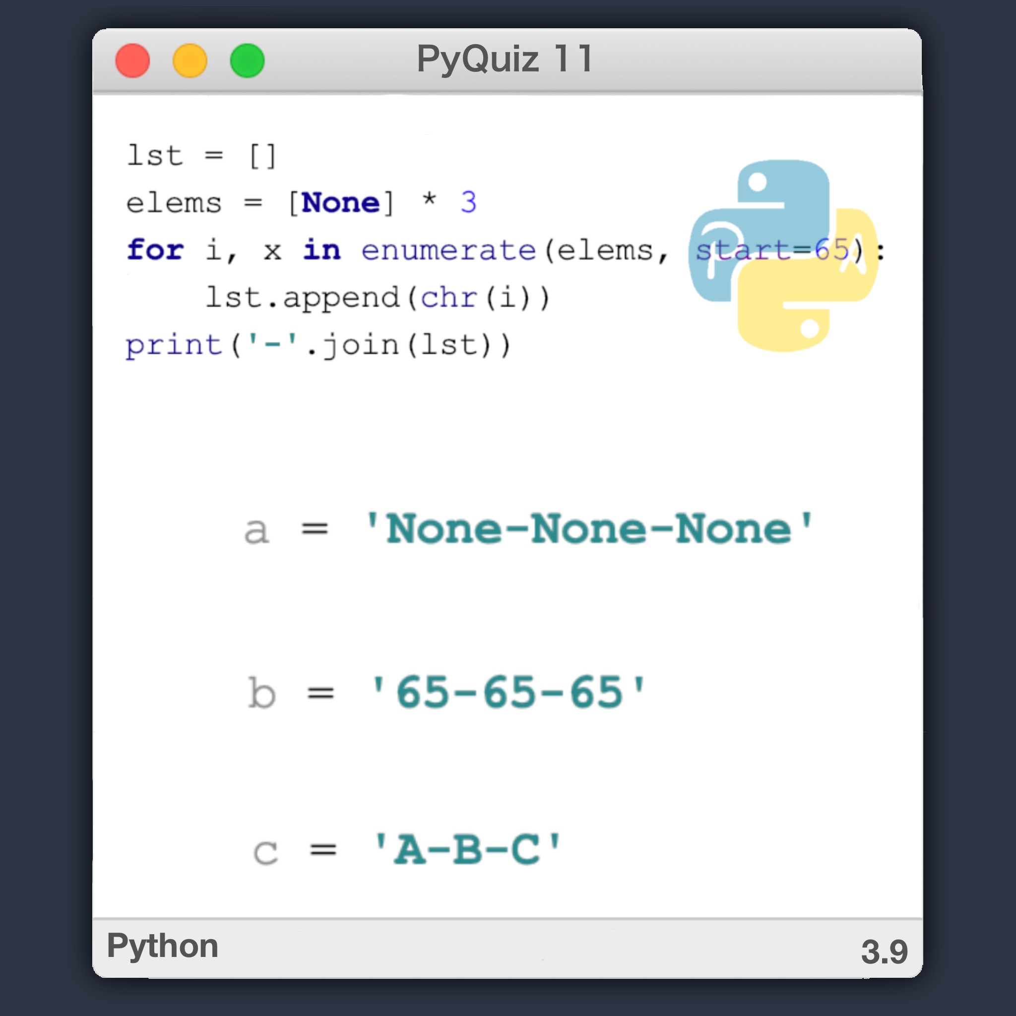 PyQuiz 11 - Listas por multiplicación y manejo de enumerados