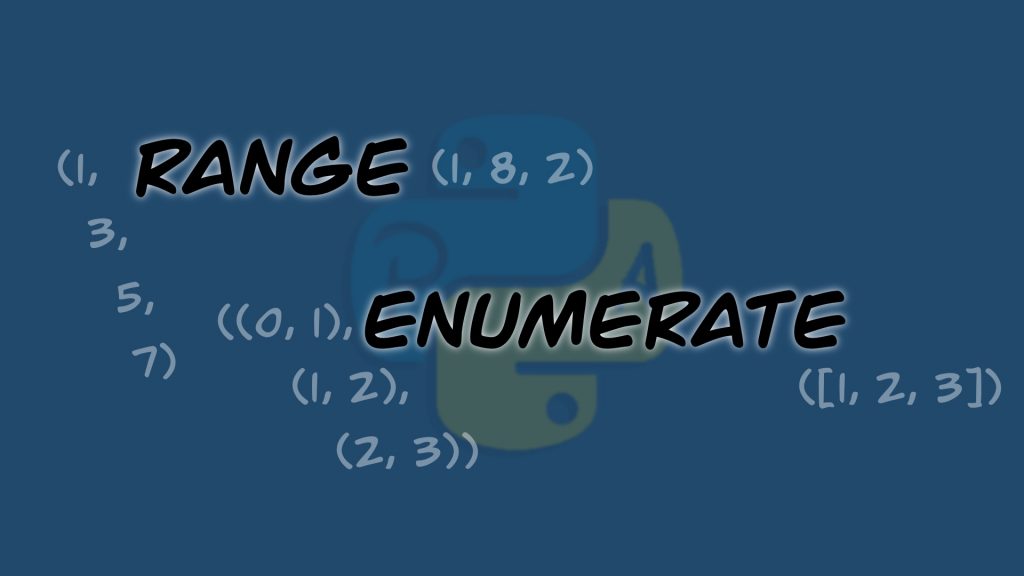 Range enumerate en Python