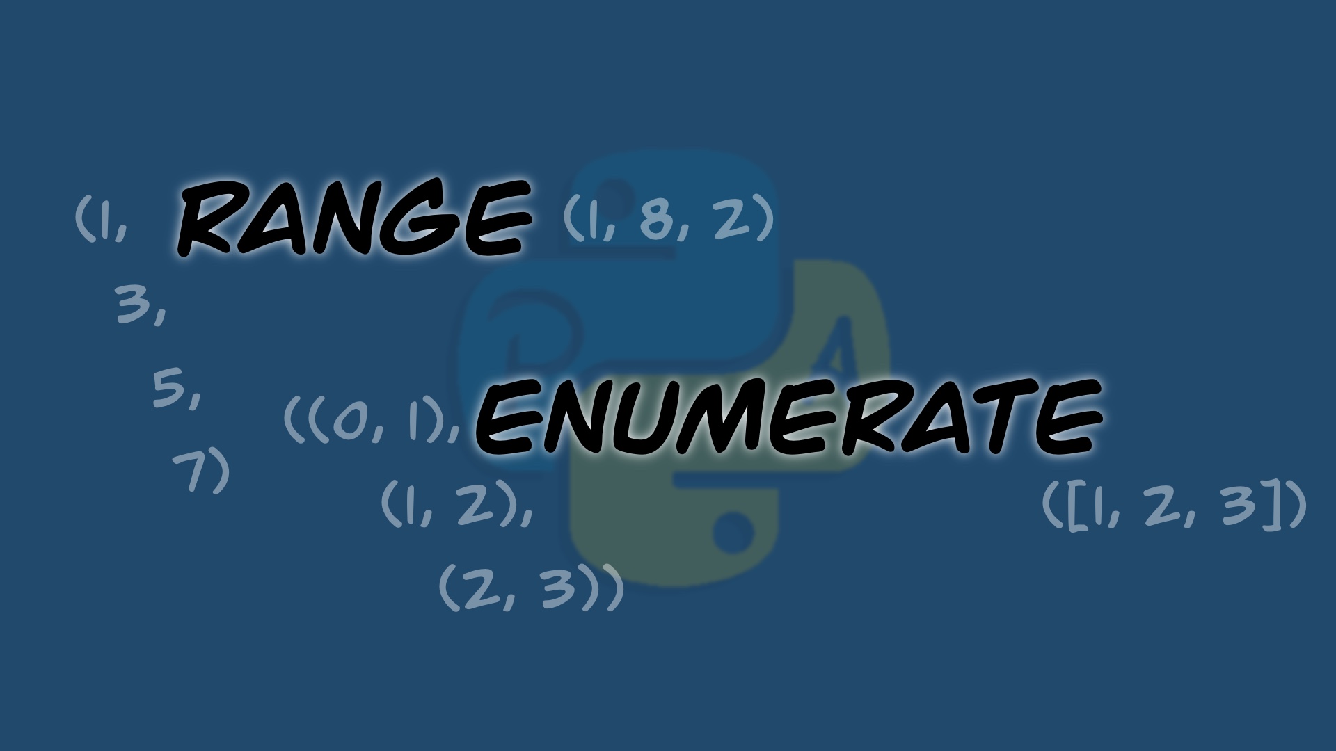 Range enumerate en Python