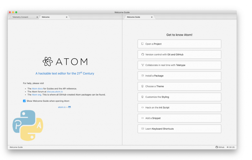 Download atom