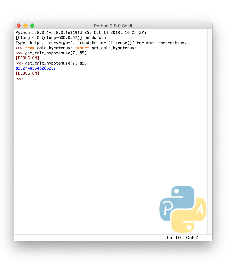 Python shell IDLE