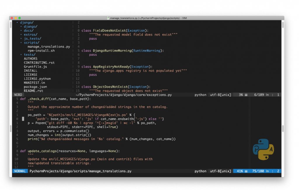 Vim for Python