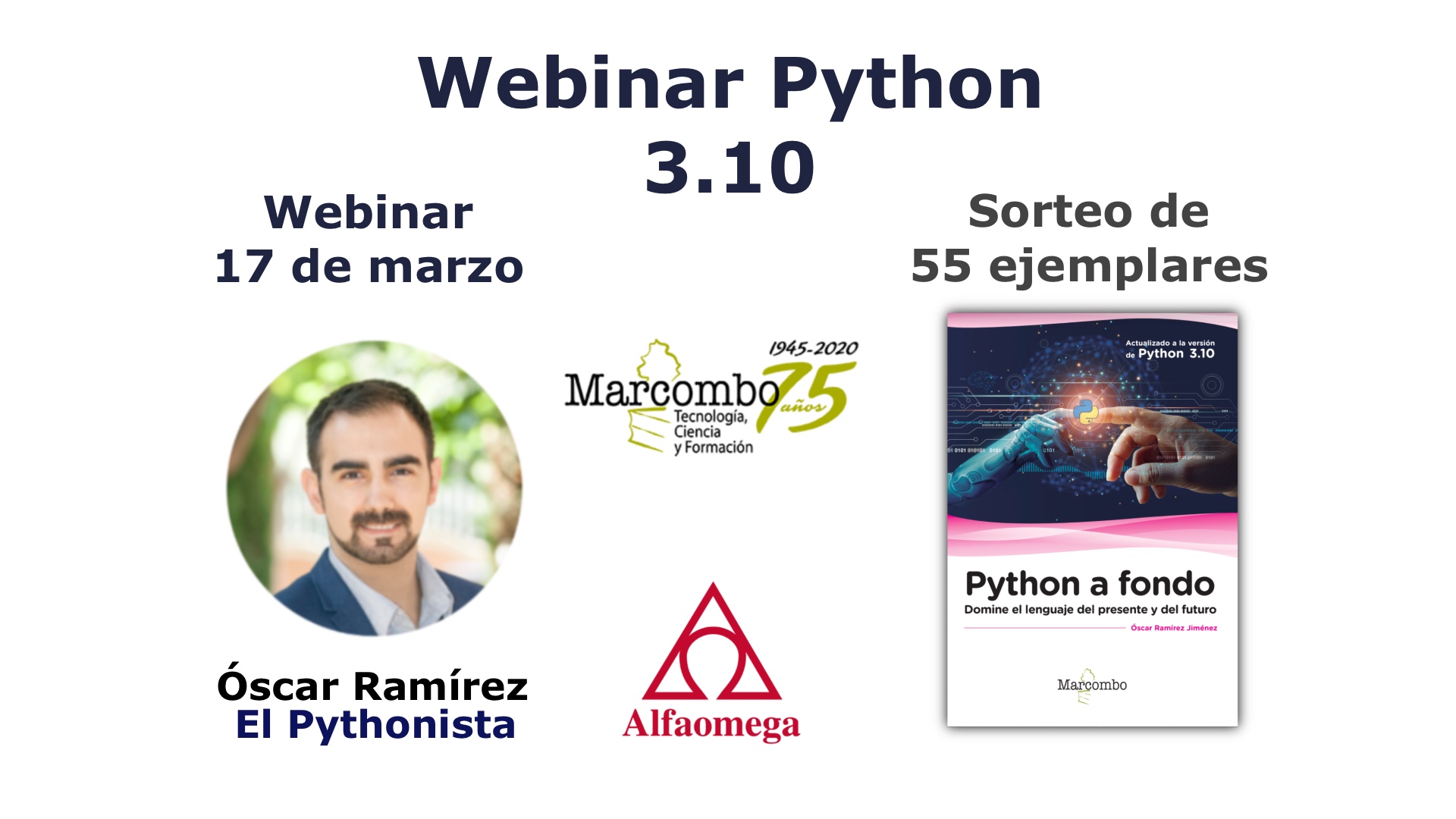 Webinar y sorteo de python a fondo gratis